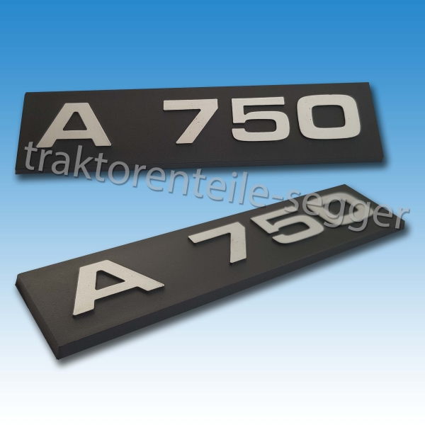 Typenschild Holder A 750